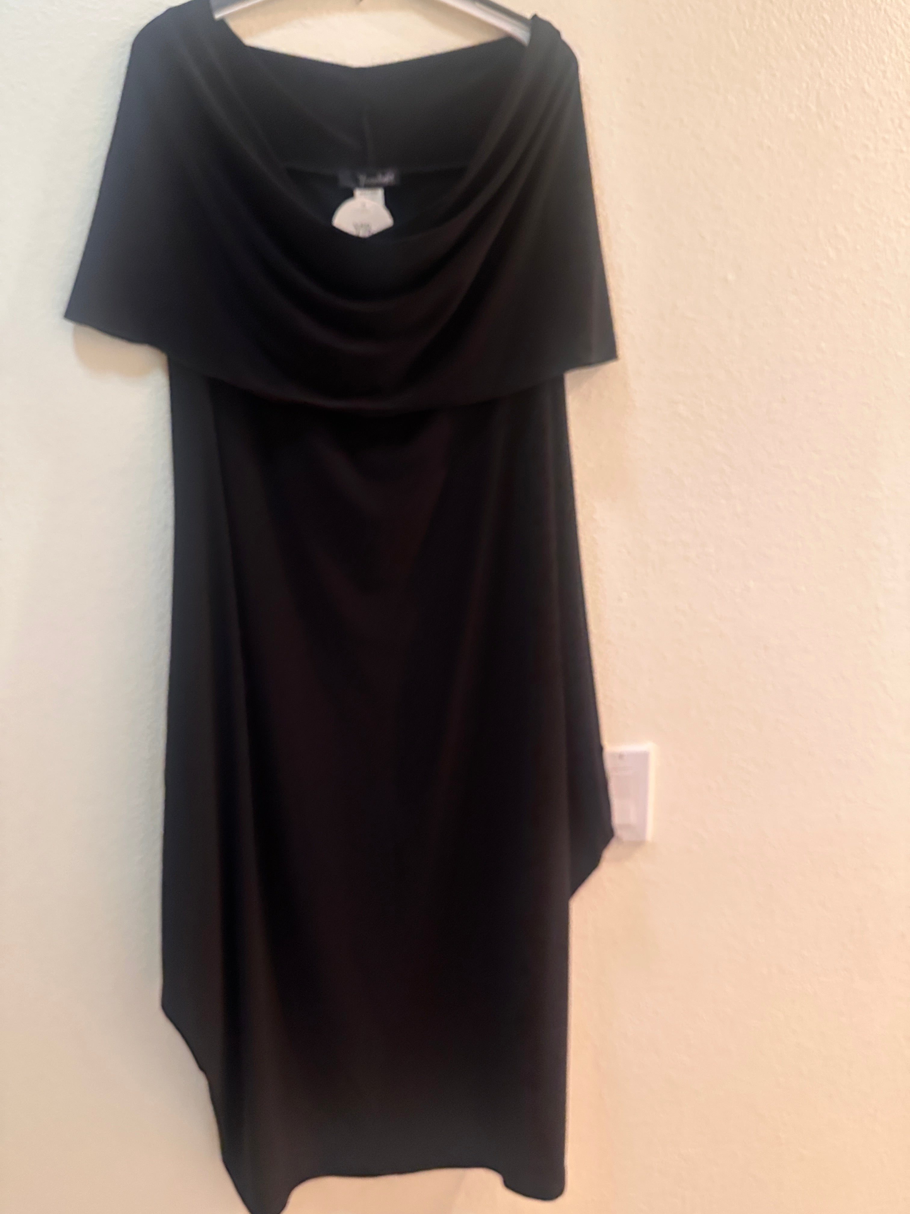 D3197 MOONLIGHT SHAWL COLLAR DRESS