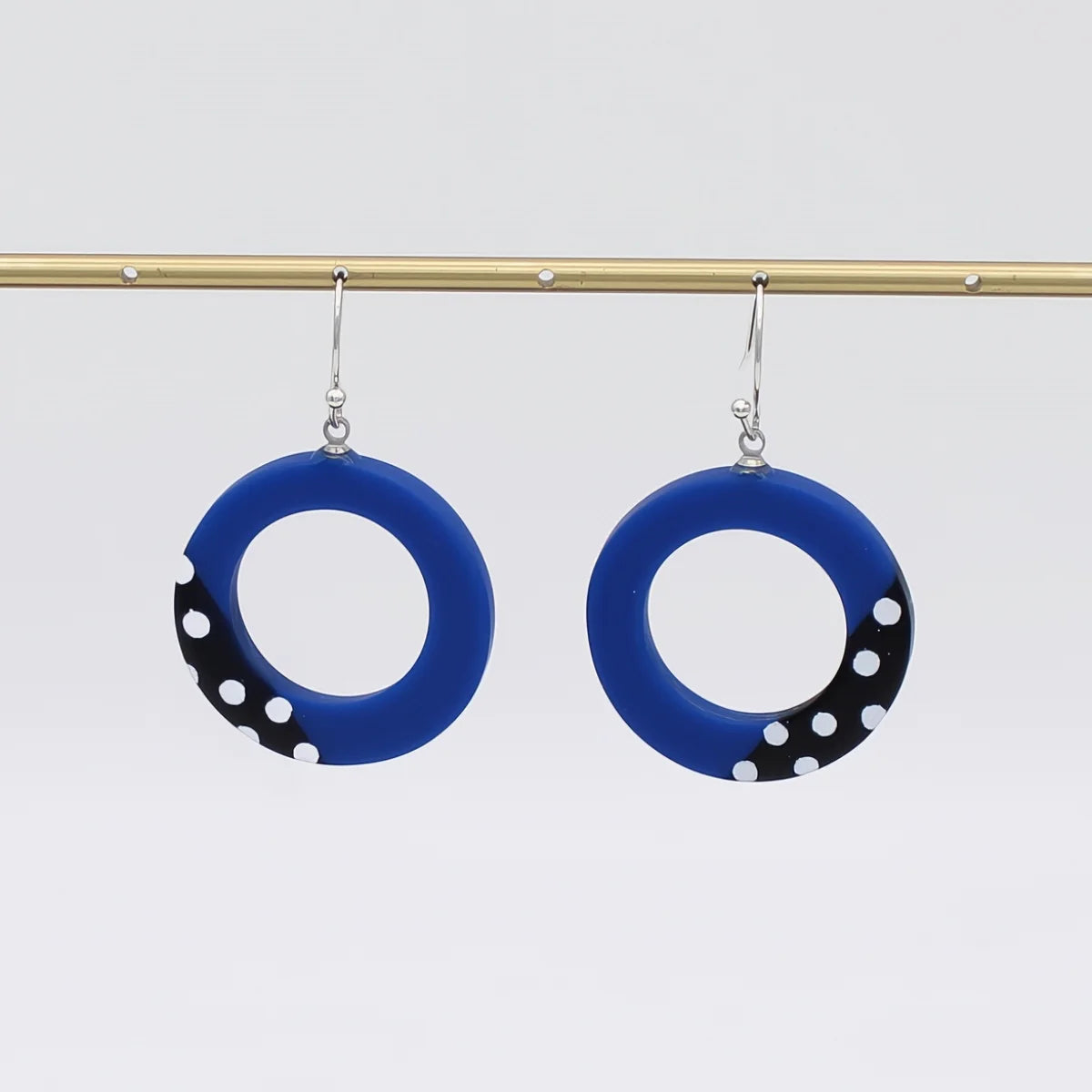 LS25E10 Sylca Blue Inez Earrings