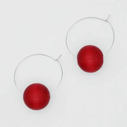 SD24E12 SYLCA HOOP EARRING